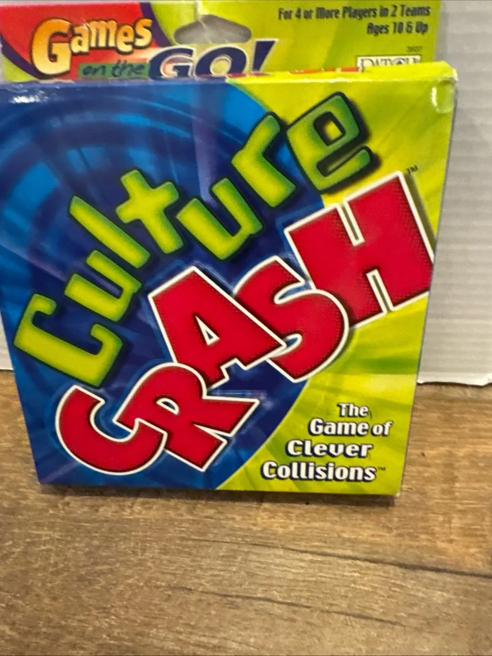 Culture Crash - The Game Of Clever Collisions Board Game NEW open box!!!